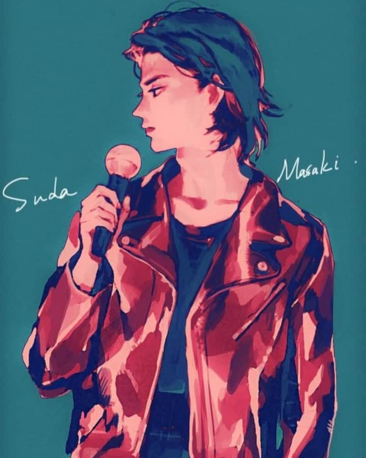 菅田将暉のインスタグラム：「This fan art is pretty good. What do you guys thing???」