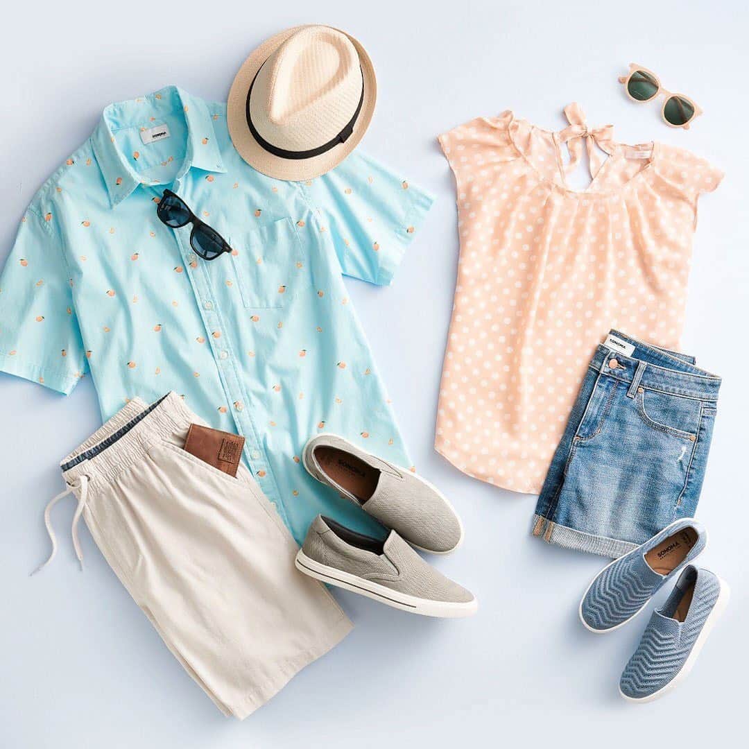 ロック&リパブリックのインスタグラム：「A new outfit for him and a new outfit for you. 💙 Tap to shop Father’s Day looks. #Kohls #fathersday」