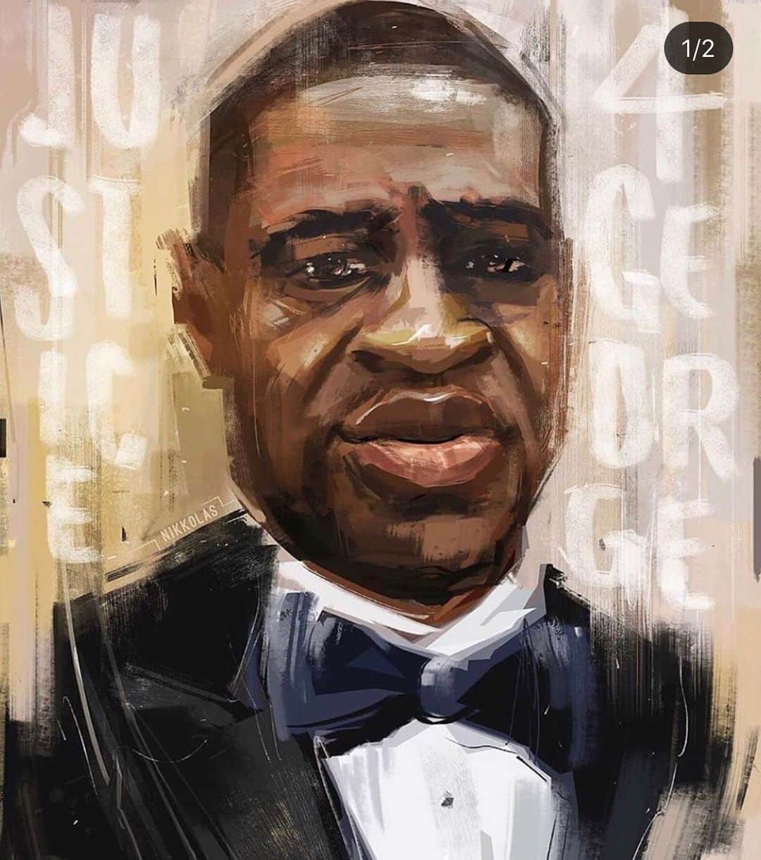 のインスタグラム：「“ I CANT BREATHE “  #georgefloyd #justiceforgeorgefloyd #stopmurderingblackpeople #stopracism #stoptheHate #love #weneedPeace #hope #Freedom #enoughisenough #2020  #irunwithmaud #breonnataylor #seanBell #sandrabland #ericgarner #peacefulprotest #NewLaws #GodprotectAllHumans  #MichealBrown #DontShoot #pray #equality」