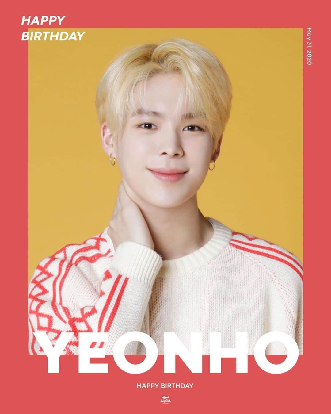 のインスタグラム：「[#연호] 200531 #베리베리 연호의 생일을 진심으로 축하합니다! HAPPY BIRTHDAY TO #VERIVERY #YEONHO #JELLYFISH」