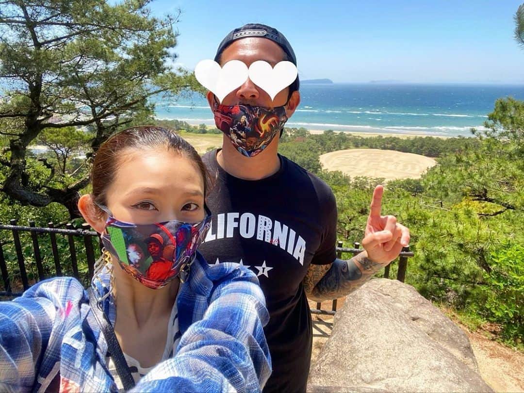DJ JUICYのインスタグラム：「癒された💙🌳🌊🕊💁🏻‍♀️💁🏻‍♂️❤️」