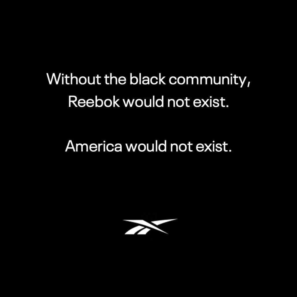 Reebokさんのインスタグラム写真 - (ReebokInstagram)「To the black community:  We see you.  We stand in solidarity with you.  This can no longer be the status quo.」5月31日 2時57分 - reebok