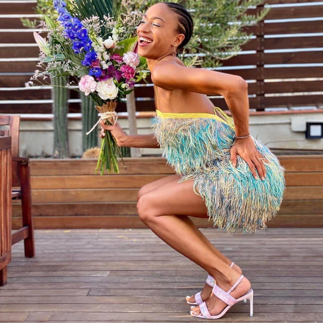 SOPHIA WEBSTERさんのインスタグラム写真 - (SOPHIA WEBSTERInstagram)「A mood board 🙌📸🌸💜💐 Love @iamjanei’s birthday look in her #SophiaWebsterUpcycled 'Renata' sandals. These shoes are made from leftover fabric from previous collections. Check out the full upcycled collection on my website. S x 🦋 ⁣ #SophiaWebster #SophiaWebsterRenata⁣」5月31日 3時13分 - sophiawebster