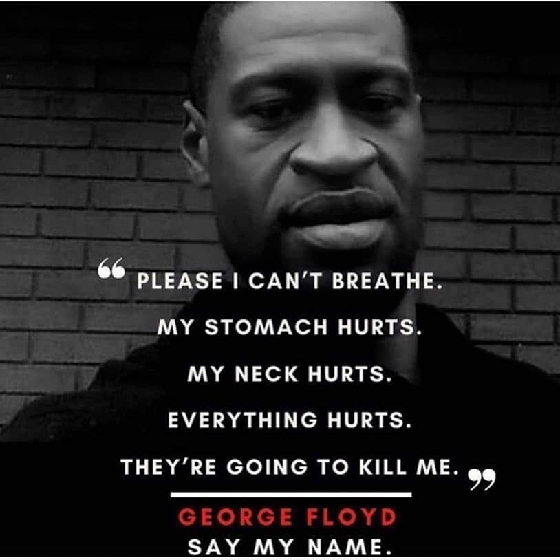 ジェームスロングのインスタグラム：「#justiceforfloyd 💔💔💔」