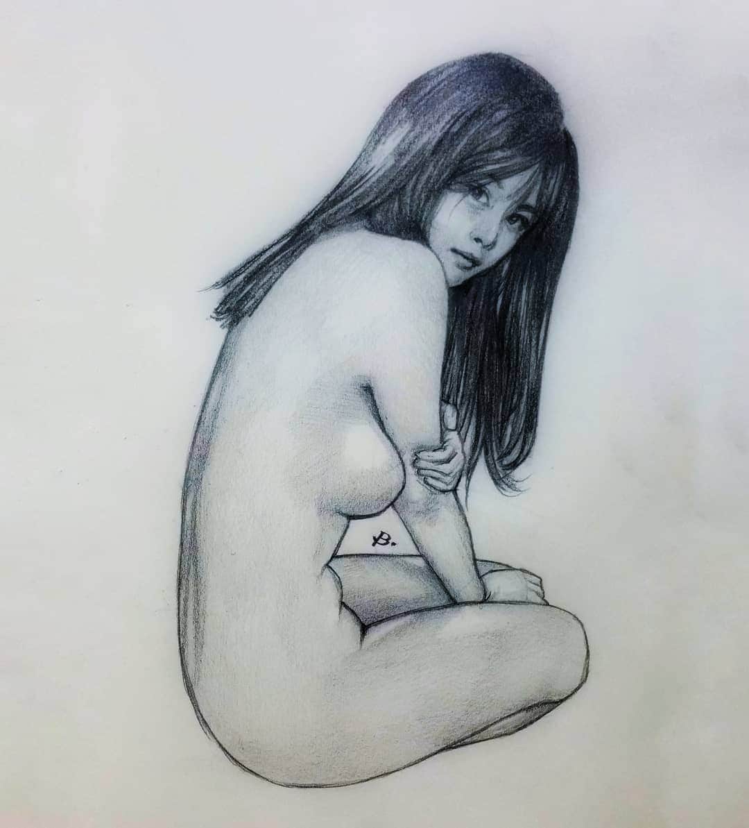 Toshiのインスタグラム：「‎⋆ 【 おっけー!! 】 #artwork#art#drawing#絵#illustration#イラスト#art#artwork#sketch#pencil#pencildrawing#sketchbook#mechanicalpencil#鉛筆画」