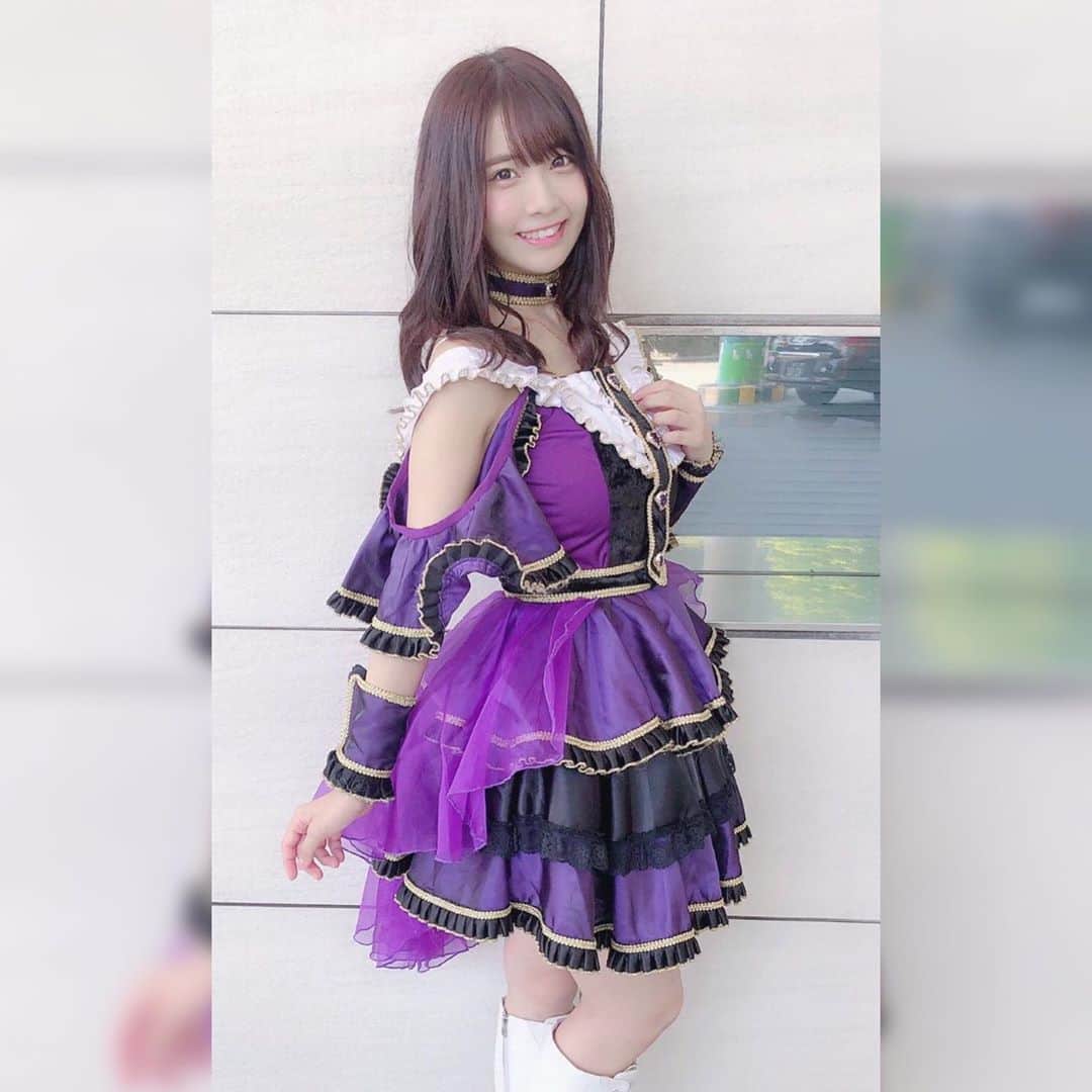 天羽希純のインスタグラム：「早く衣装着たいねぇ😢  #アイドル #紫担当 #紫 #夏」