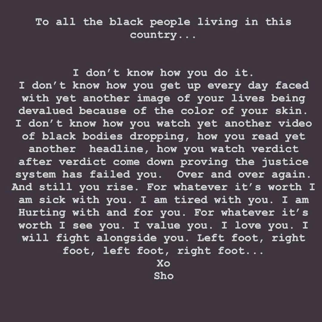 ダニエラ・ルーアさんのインスタグラム写真 - (ダニエラ・ルーアInstagram)「I did not write this open letter, but it is exactly how I feel. I don’t wish for rioting, I don’t wish for businesses to be razed to the ground, I do not wish for anyone else to get hurt. But is someone finally listening? I’m so sorry it took so many unjust murders for the rest of us to wake up. #blacklivesmatter #justice #protests」5月31日 13時55分 - danielaruah