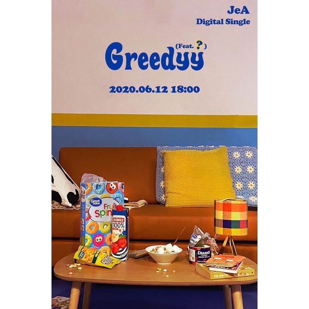 ジェアのインスタグラム：「[#JeA] JeA Digital Single <Greedyy>  2020.06.12 18:00  #제아 #Greedyy #그리디  #브라운아이드걸스 #브아걸  #BrownEyedGirls #BG @browneyedgirls_official」