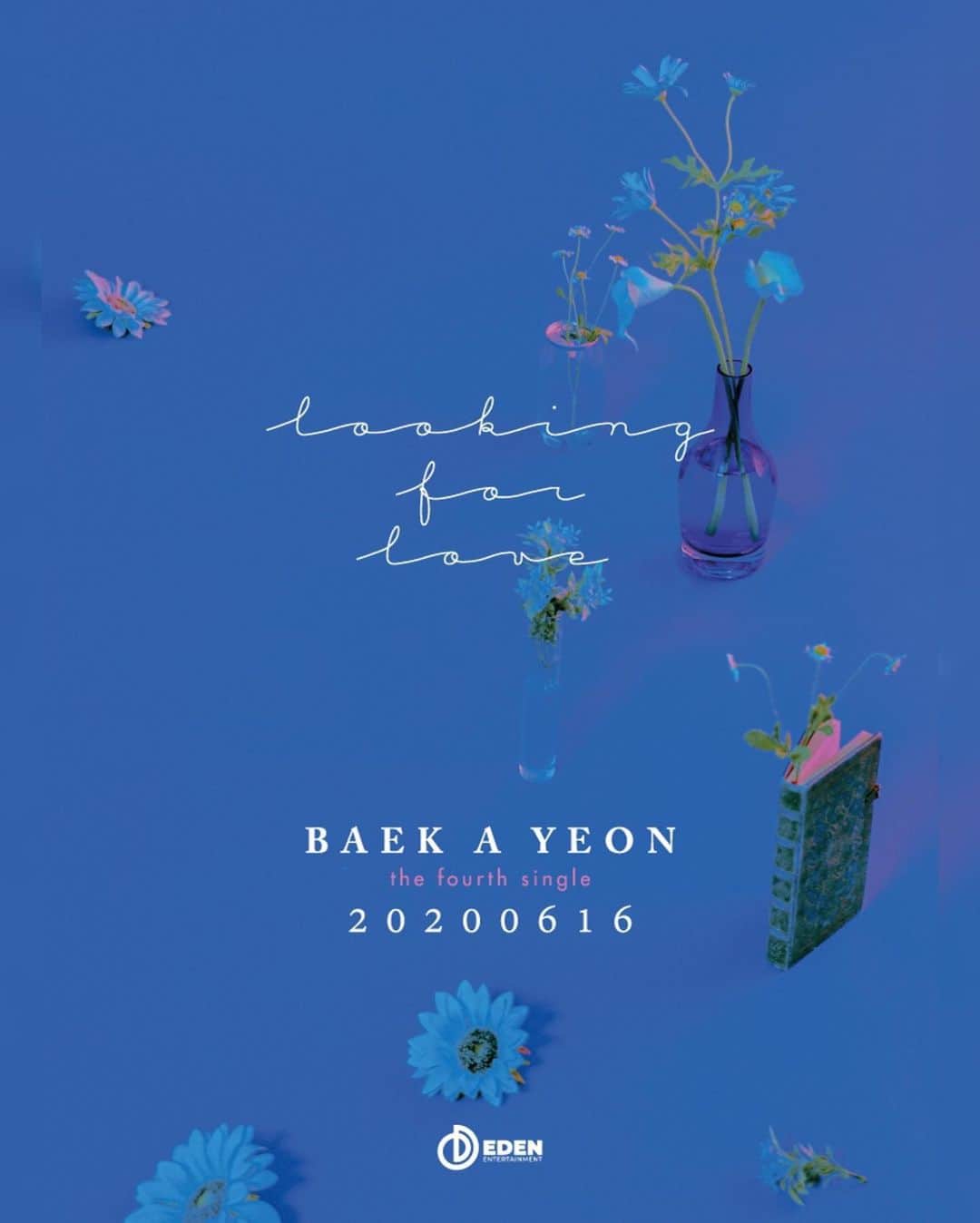 ペク・アヨンのインスタグラム：「BAEK A YEON  the fourth single 2020.06.16  #Looking_For_Love  #백아연 #BaekAYeon #이든엔터테인먼트  #EDEN_ENTERTAINMENT」