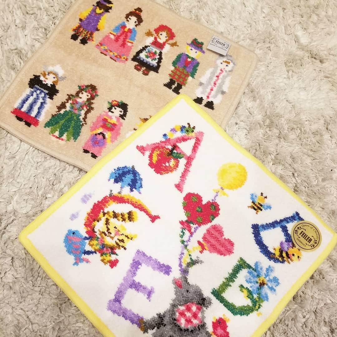 のインスタグラム：「めっちゃ可愛いFEILERのハンカチサイズのタオルもらった〰️‼️手をめちゃ洗うからこれがあると助かる〰️‼️#タオルハンカチ #feiler #プレゼント #谷口キヨコ #きよぴー #京都」