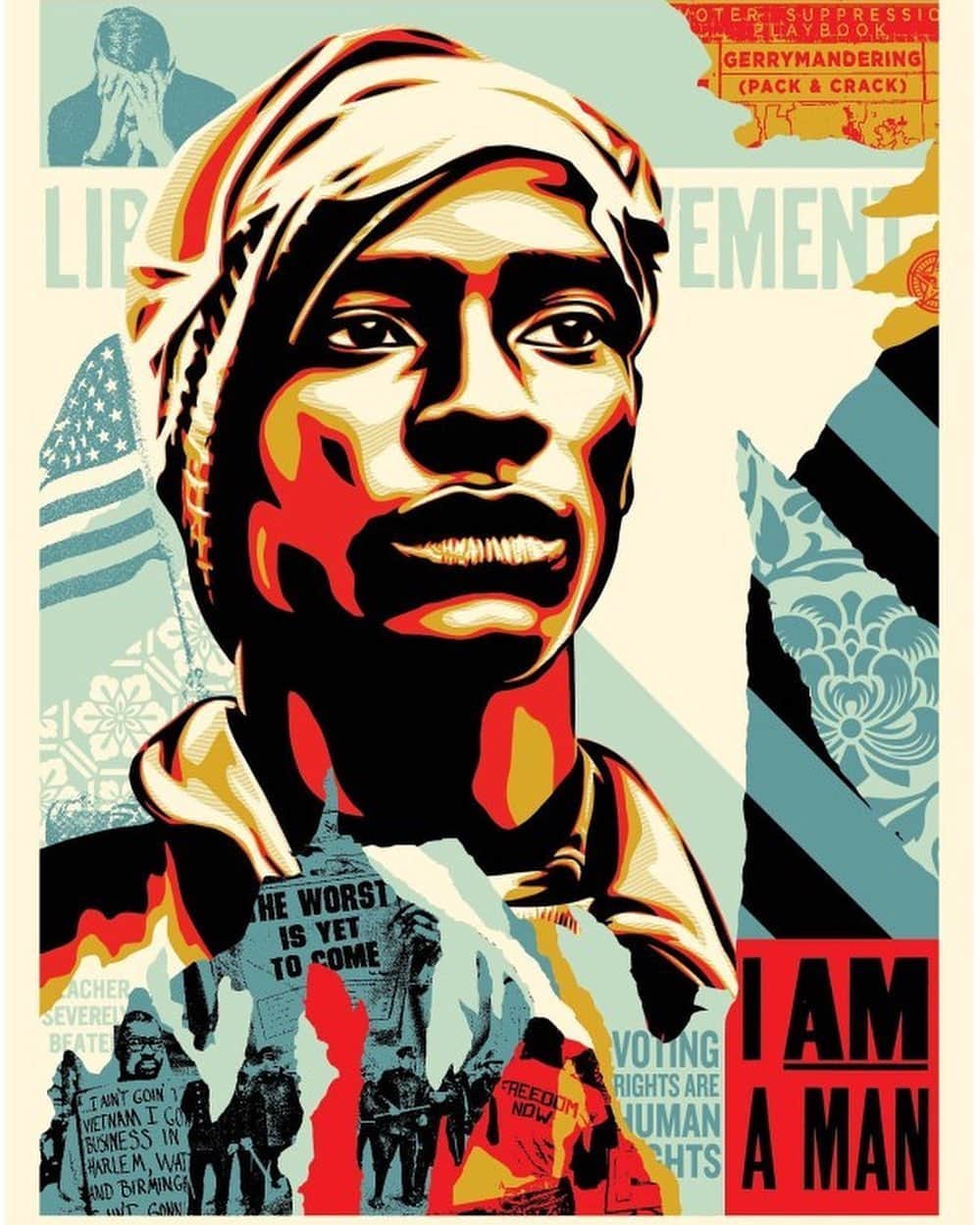 Shepard Faireyのインスタグラム：「Part 2. Please read Part 1 in the previous post.  Let's take a deep breath, channel our outrage that George Floyd and Eric Garner couldn't breathe, and realize that though street protest is a powerful, visceral, way to participate in democracy, voting is essential to change things. Politicians respond to pressure at the polls. Researching the candidates who have the best records on race relations and criminal justice is vital to putting people in government who will reform the system. We have to demand the reforms of police policy and culture in the streets AND in the voting booth. My opinion is that racism is one of the lowest forms of human behavior. Racism has no place in society in general, but especially not within the culture of those paid by the people to serve and protect. Obviously, racism and abuse of power are extremely difficult to eradicate, but individual behaviors change, and group culture changes when there are consequences for bad behavior. If there are consequences even for milder forms of racism and abuse of power, if those behaviors are punished the moment they are visible, those bad actors can either be reformed or weeded out before they can murder people. Law enforcement seems to police everyone except themselves. I accompanied this post with my image "Bias By Numbers" because the numbers don't lie… racial bias is horribly real when it comes to policing, sentencing, and often media portrayals. We all have a legitimate reason to be outraged by this injustice, but we need to use that rage as motivation to get to the polls. Also, if you have a constructive outlet for your voice, please use it! I can tell you from experience that creative response is therapeutic and a powerful way to rally allies! Thanks for caring! -Shepard」