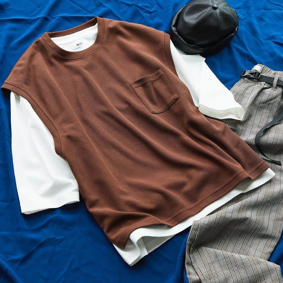 WEGOさんのインスタグラム写真 - (WEGOInstagram)「ㅤㅤㅤㅤㅤㅤㅤㅤㅤㅤㅤㅤㅤ ✔︎knit like ensemble vest ¥3,299(tax in) size:M/L color:beige/brown/sax/black ㅤㅤㅤㅤㅤㅤㅤㅤㅤㅤㅤㅤㅤ レイヤードスタイルでの着用は勿論、お手持ちのアイテムと合わせて1枚ずつでの着用も出来る優れもの！ ㅤㅤㅤㅤㅤㅤㅤㅤㅤㅤㅤㅤㅤㅤ #WEGO #ウィゴー #spring #fashion #knit #ニット #knitvest #ニットベスト #tshirt #tシャツ #set #セット #mens #メンズ #SALE #セール」5月31日 16時53分 - wego_official