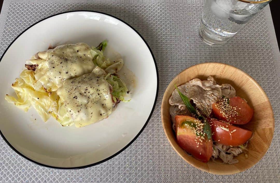 原田怜奈のインスタグラム：「低カロリーメニュー😌 . . . . インスタのパクっただけ😂♥️」