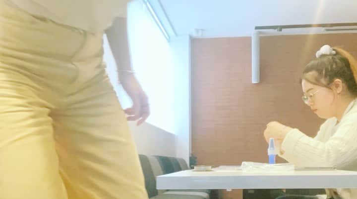 ヘジョンのインスタグラム：「하얗게 불태웠다 내 사랑들꺼❤️ #비즈」