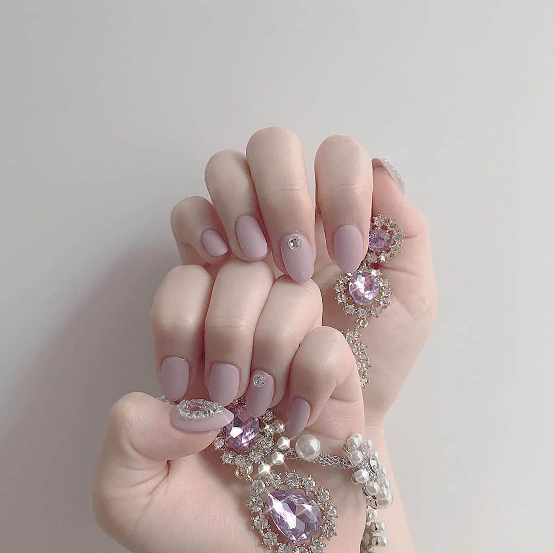 田島櫻子さんのインスタグラム写真 - (田島櫻子Instagram)「lavender nail 💅🏻‪‪❤︎‬」5月31日 18時42分 - sakurako219