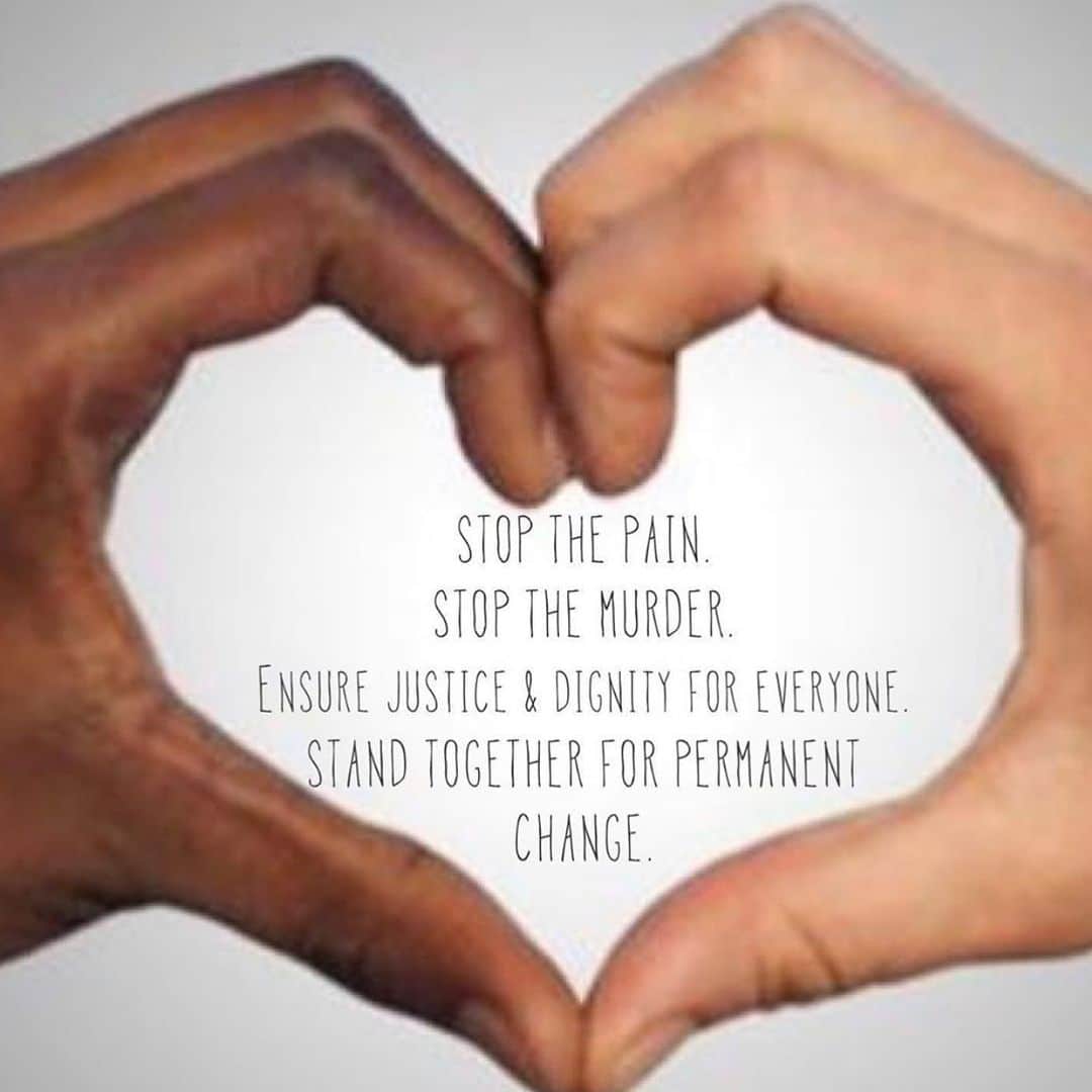 ジョージア・コウソウロウのインスタグラム：「Thank you @chloe_simsstarship  please everyone repost.. ❤️❤️❤️ Dear followers please use your platforms to unite and continue to spread this message, show you are affected by the inhumane treatment we have witnessed across social media & the news, prove you care and will not accept this ! #ripgeorgefloyd 🕊🕊🕊」