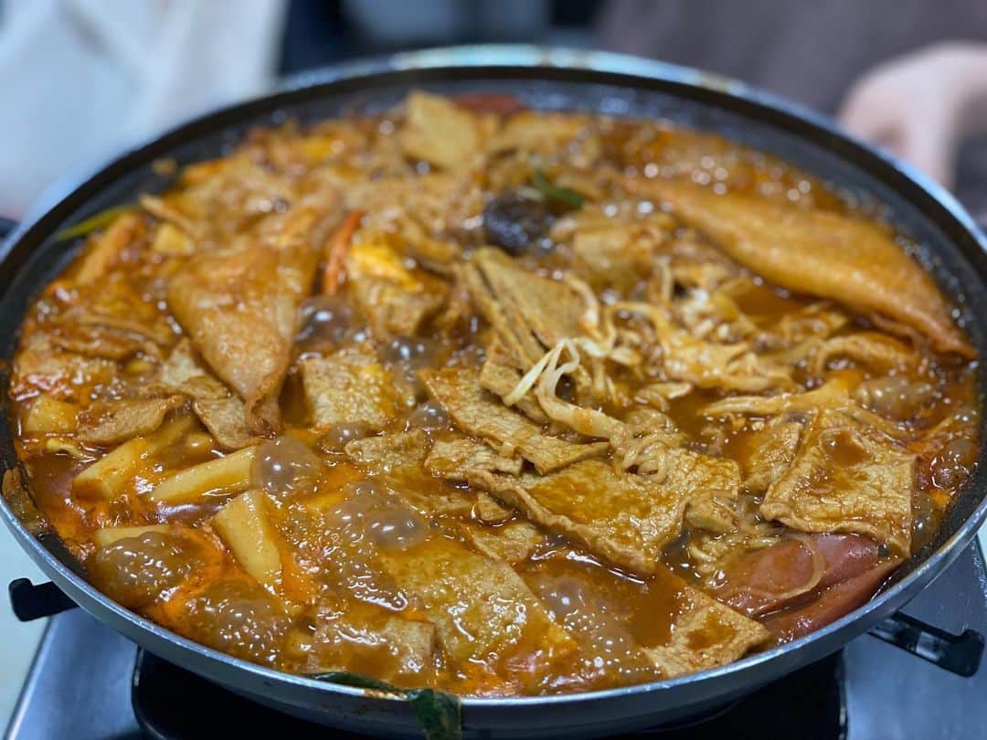 カン・イェウォンのインスタグラム：「떡볶이사랑❤️🚗 맛집투어」