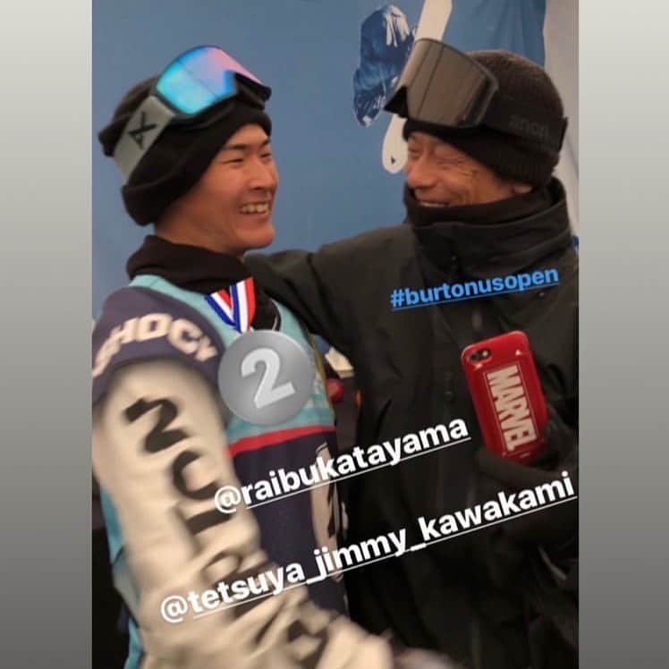 のインスタグラム：「You are the best. 言葉や文章にできない程の思い出と感謝でいっぱいです。人としてもスノーボーダーとしても尊敬してます。お疲れ様でした、今までありがとうございました！！！ とりあえずサーフィン行きましょ✊」