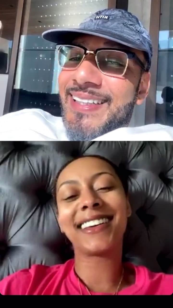 ケリー・ヒルソンのインスタグラム：「After that BEAUTIFUL, uplifting space these guys held (and crying tears of all kinds), I went to view the @verzuztv re-cap as I always do & Swizz called me out 😳😂 Look crazy but issa message in here... 😉 love to everyone. It’s time to tap into our God-given gifts. He gave em to us for such a time as this. 🙏🏾❤️🙌🏾 Thank you again for heeding the call of YOUR gifts to lift us up: @timbaland @therealswizzz @kirkfranklin @realfredh @davidandtamela @marvinsapp」