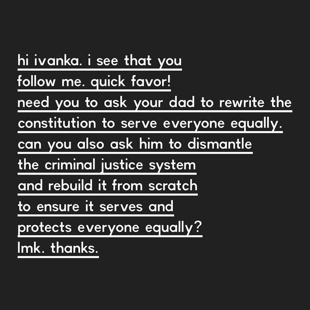 Kristin Essのインスタグラム：「Keep me posted @ivankatrump」