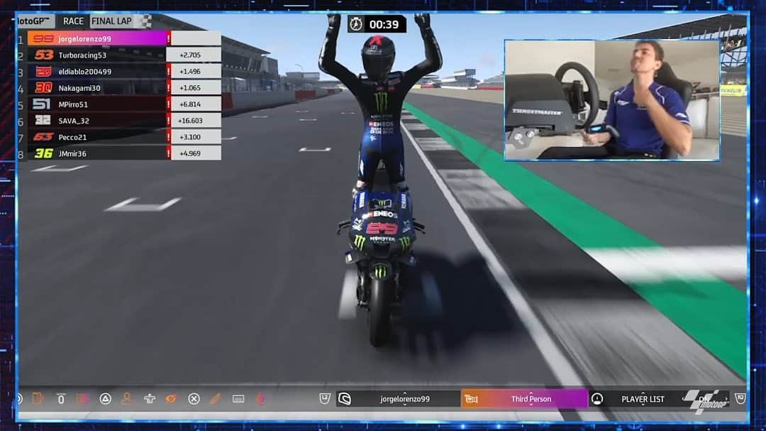 YamahaMotoGPさんのインスタグラム写真 - (YamahaMotoGPInstagram)「@jorgelorenzo99 made his @motogp Virtual Race debut in style 🥇🙌 . . #MonsterYamaha | #MotoGP | #VirtualBritishGP | #StaySafe | #DoYourPart | @motogpesport」6月1日 2時51分 - yamahamotogp