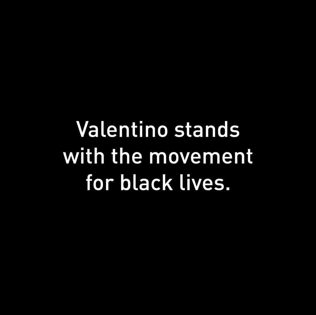 Valentinoさんのインスタグラム写真 - (ValentinoInstagram)「#BlackLivesMatter」6月1日 3時11分 - maisonvalentino