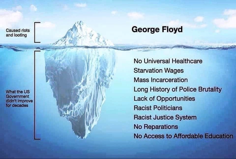 アレクシス・ナップのインスタグラム：「Cause - EFFECT.  Never take face value. Always dive deep beneath the surface. 👁 That’s where truth rests, & waits... This has been a long time coming. #georgefloyd #icantbelieveweevenhavetosayit #goeswithoutfuckingsaying #blacklivesmatter #wakeupnow #righteousflames」
