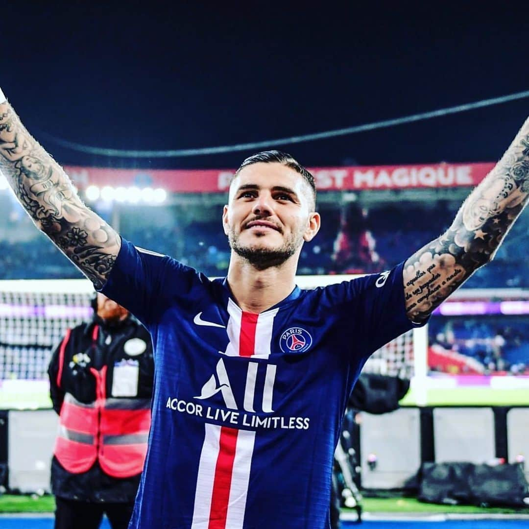 マウロ・イカルディさんのインスタグラム写真 - (マウロ・イカルディInstagram)「❤️💙 @psg」6月1日 5時04分 - mauroicardi