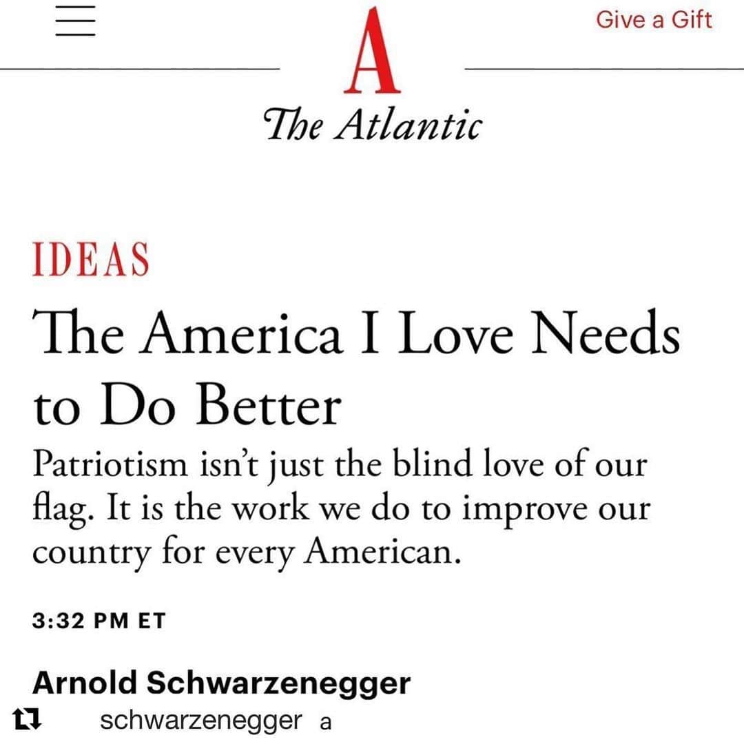 クリス・プラットのインスタグラム：「I’ve been struggling to find the right words to describe how I feel in the face of our nations great turmoil. Click the link in my bio and read the article written by my father in law, Arnold Schwarzenegger. I love what he has to say here.」