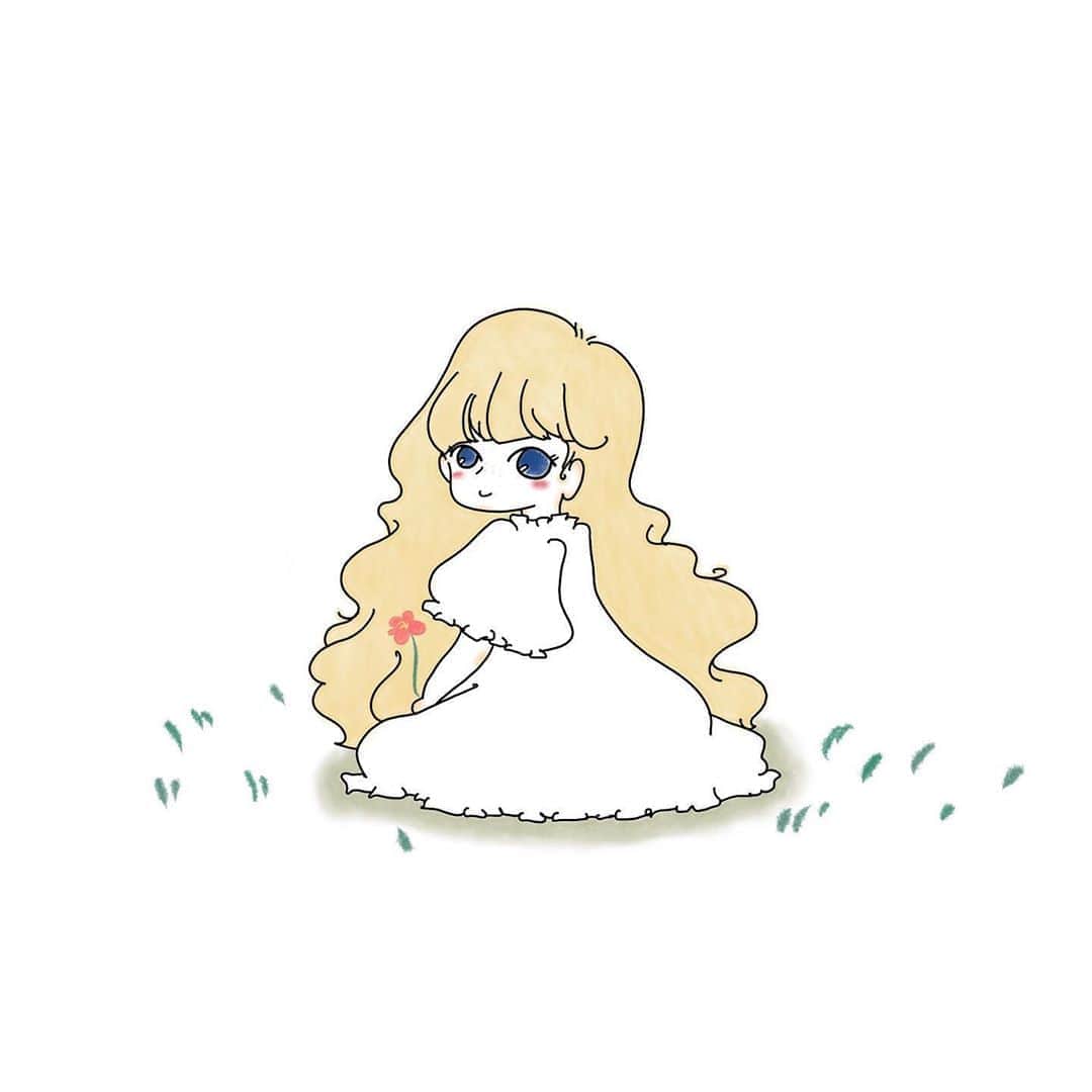 原田彩さんのインスタグラム写真 原田彩instagram Ipad Proお絵描き レイヤーの使い方がいまいち 慣れないけどたのしいな ナナリーみたいに見た目が ふわふわな女の子だいすきすぎる お絵描き 落書き イラスト Illustration