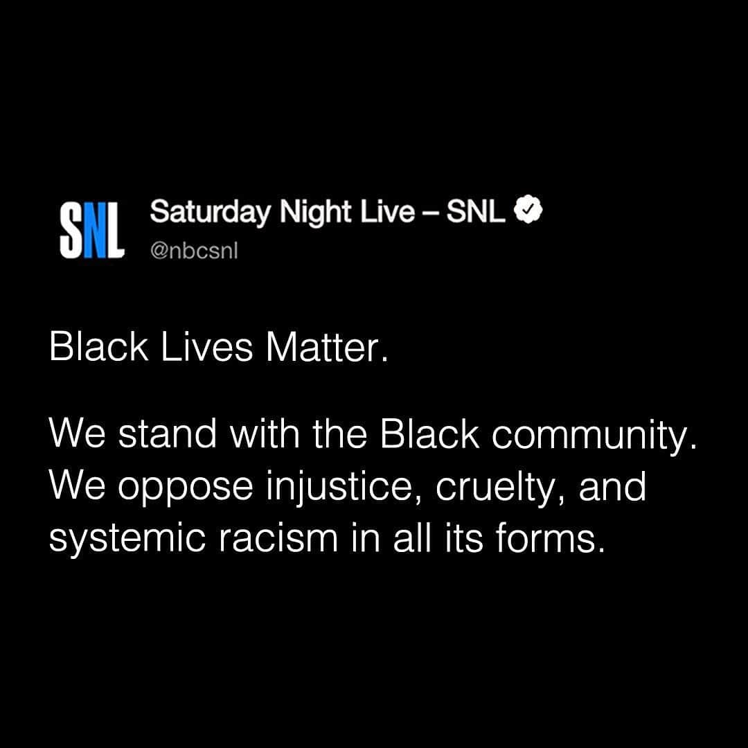 Saturday Night Liveさんのインスタグラム写真 - (Saturday Night LiveInstagram)「Click our link in bio for ways to help.」6月1日 8時16分 - nbcsnl
