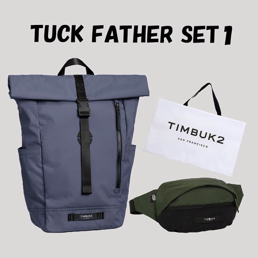 timbuk2のインスタグラム：「TUCK FATHER SET１ ・ 父の日に、普段は言えないありがとうの気持ちを形にしてみませんか？ 通勤にも最適なバッグパックと、週末のちょっとした外出に便利なミニバッグがセットになった、特別なギフトです。 ・ Tuck Pack タックパックは、スタイリッシュでストリートで人気のロールトップバックパック。 La Banane ラバナーヌは、重さは約200gと軽く、体へのフィット感の良さが特徴のヒップバッグです。 ・ #timbuk2.jp #timbuk2 #ティンバックツー #fathersday #父の日 #キャンペーン #コーデ #coordinate #ストリートファッション #streetfashion #ライフスタイル #ヒップバッグ #hipbag #バックパック #backpack #pcバッグ #laptopbag #サイクリング #ロードバイク #サンフランシスコ」