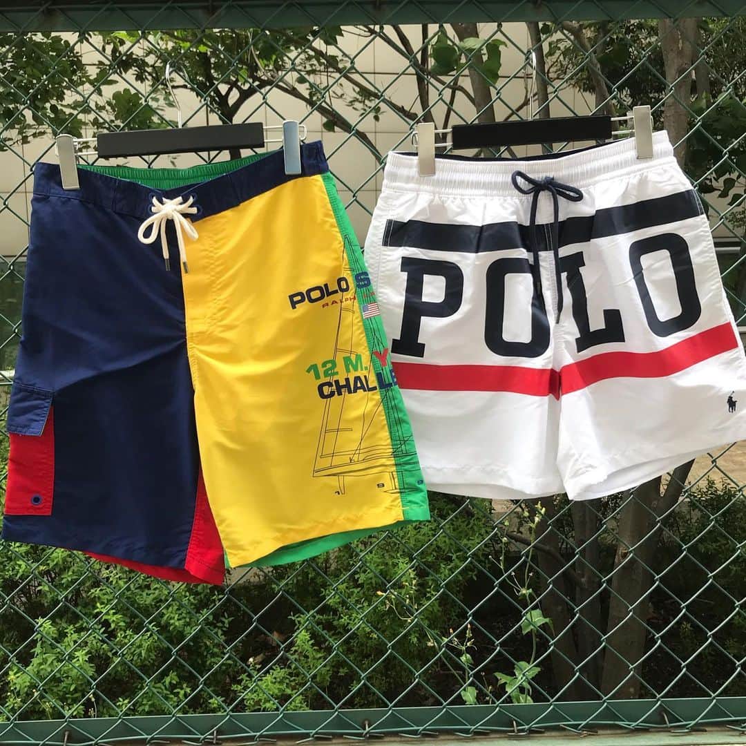 のインスタグラム：「🇺🇸POLO RALPH LAUREN🏇 SWIM SHORTSが入荷致しました🏝 海やプールなどはもちろん、普段履きとしてもオススメです🙆🏾‍♂️🌞. #growaround  #growaroundnewarrivals  #growarounddivercity  #poloralphlauren  #polosport」