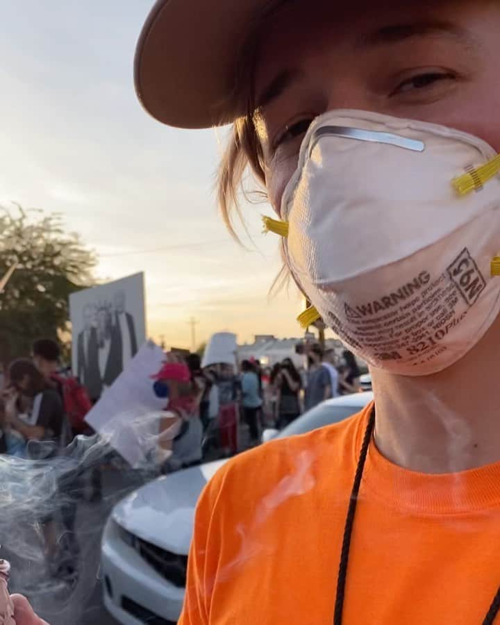 Ghastlyのインスタグラム：「Peaceful protest in Phoenix today」