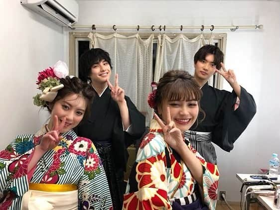 土屋怜菜（れいぽよ）さんのインスタグラム写真 - (土屋怜菜（れいぽよ）Instagram)「POPの最年長同士として一緒に やってこれたこと﻿ 出逢えたことに感謝してるよ☺️﻿ ﻿ 4人が集まると常にわちゃわちゃしてて﻿ めちゃめちゃ楽しかったし﻿ ばかやりまくってたけど﻿ 互いに大人になったね〜って感じる☺︎笑﻿ ﻿ なんか照れくさいけど﻿ 控えめに言っておまえら大好きだ✌️🏼💕」6月1日 12時21分 - reipoyo_0411