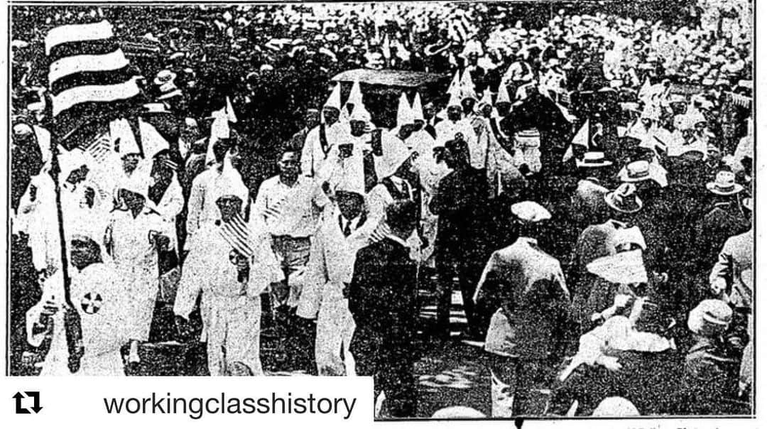 マイク・シノダのインスタグラム：「#Repost @workingclasshistory ・・・ On this day, 31 May 1927, Fred Trump, the father of US president Donald Trump, was arrested at a rally of the Ku Klux Klan in Queens, New York.  He was initially arrested for "refusing to disperse" along with six other people after the rally descended into disorder. The Long Island Daily Press reported that all seven arrestees were wearing Klan robes.  After Donald Trump was endorsed by David Duke, the former grand wizard of the Ku Klux Klan, Trump was questioned about his father's arrest. Donald claimed to journalist Jason Horowitz that "it never happened", despite it being reported in several newspapers. When Horowitz asked Trump if the address reported for his father in the newspapers, 175-24 Devonshire Rd, was accurate, Donald dismissed it as "totally false". However Fred Trump's wedding announcement in the Daily Press listed his address at 175-24 Devonshire Rd.  Fred Trump was subjected to legal action by the Justice Department on multiple occasions for racist behaviour as a landlord, and one of his former tenants, folk singer Woody Guthrie once wrote in a song mentioning Trump: "I suppose / Old Man Trump knows / Just how much / Racial Hate / He stirred up". * We have lots of other anniversaries today. For all of them each day, follow us on Twitter: https://twitter.com/wrkclasshistory」