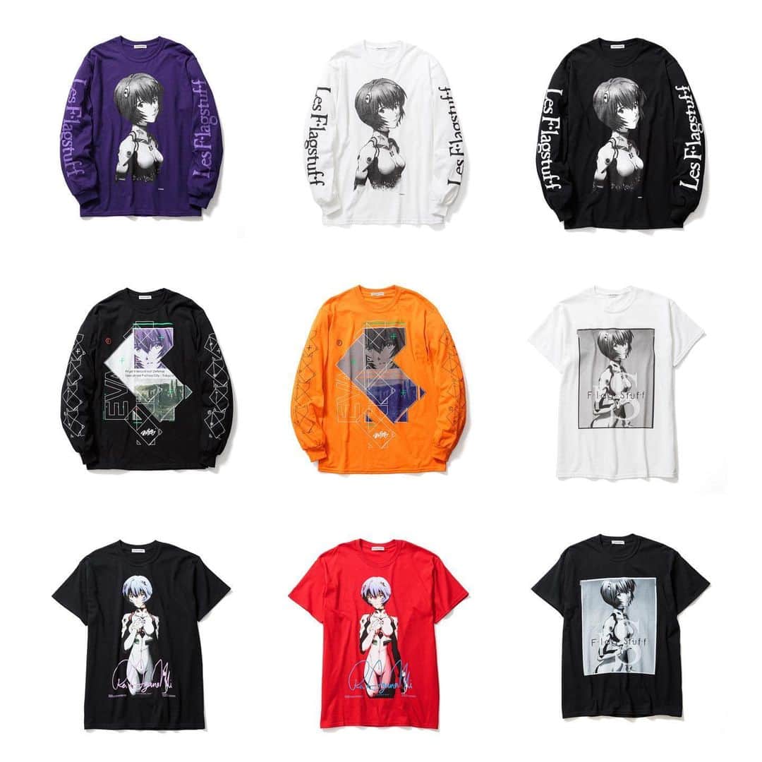 L.H.Pさんのインスタグラム写真 - (L.H.PInstagram)「エヴァンゲリオン×F-LAGSTUF-Fのコラボレーションアイテムをリリース致します。  この度6/6(土)に『エヴァンゲリオン×F-LAGSTUF-F』のコラボレーションアイテムをリリース致します。 『シン・エヴァンゲリオン劇場版』公開を記念して、F-LAGSTUF-Fがエヴァンゲリオンとのコラボレーションアイテムをリリースします。 商品はエヴァンゲリオンで人気のキャラクター「綾波レイ」にフォーカスしたアイテムで構成されています。  6/6日(土曜日)11:00～ 全国一斉発売 ♦︎価格(税抜上代) Tee各\6,800.- L/S Tee各\11,000.- ©︎ khara ______________________________ #lhp#flagstaff#evangelion#エヴァンゲリオン#綾波レイ」6月1日 16時56分 - lhp_official