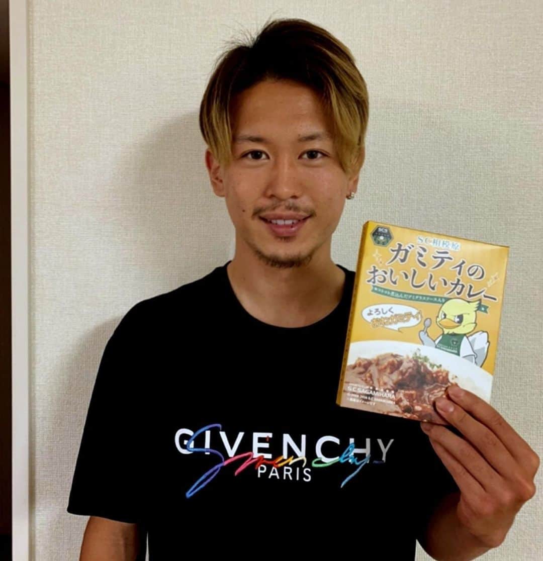 のインスタグラム：「ガミティカレー🍛  サラサラよりドロッとしてるカレーが好きな僕にはドンピシャでした！ 入ってる牛肉も柔らかくて玉ねぎの旨味もしっかりしていてとても美味しいです😁  是非食べてみて下さい！  可愛いマグカップやユニフォームベアも販売開始したのでチェックしてみて下さい😊  #カレーは #ドロッと派 #カレー好きな人と繋がりたい  #いやカレーは基本みんな好き」