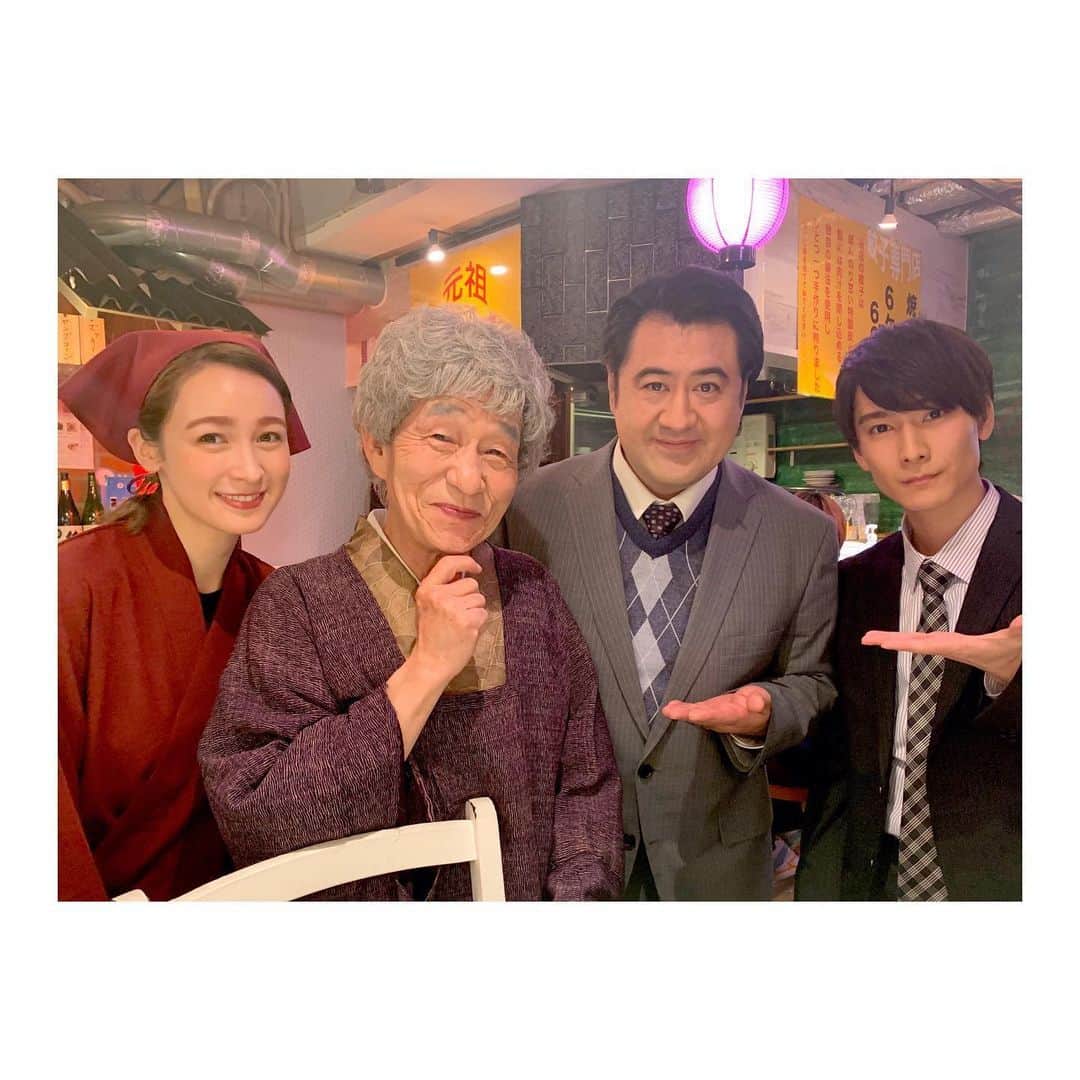 朝田淳弥のインスタグラム：「. 放送観てくれてありがとうございました！ スカッとできましたか？  共演者さまの  #笹野高史 さん #小手伸也 さん #藤井サチ さん  ありがとうございました。  #フジテレビ  #スカッとジャパン」