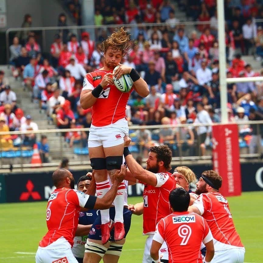 ヴィンピー・ファンデルヴァルトのインスタグラム：「ありがとう@sunwolves #wolfpack🐺」