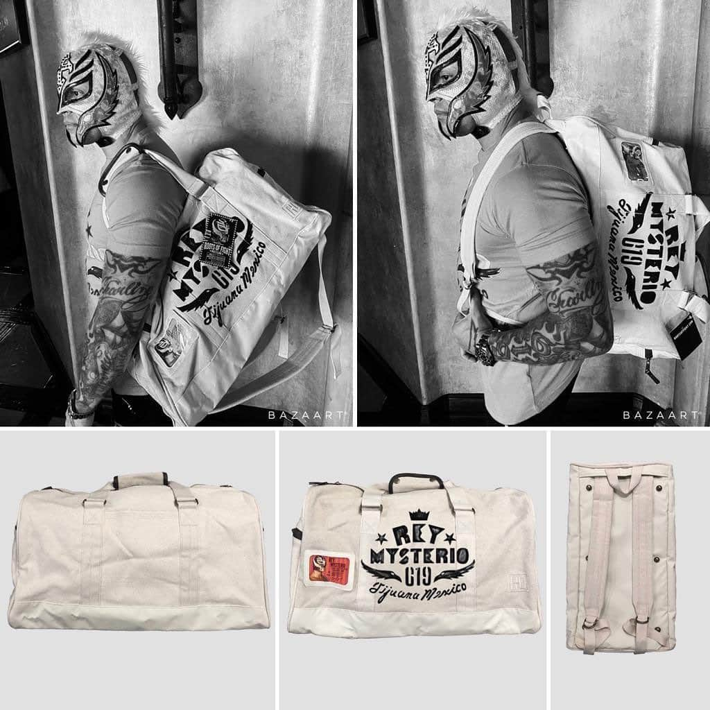 レイ・ミステリオ・ジュニアさんのインスタグラム写真 - (レイ・ミステリオ・ジュニアInstagram)「Man, I’m excited about this one…the @rootsoffight duffle bags are here! These bags are amazing quality and look incredible - go to rootsoffight.com to get yours #RootsofFight #KnowYourRoots」6月2日 2時34分 - 619iamlucha