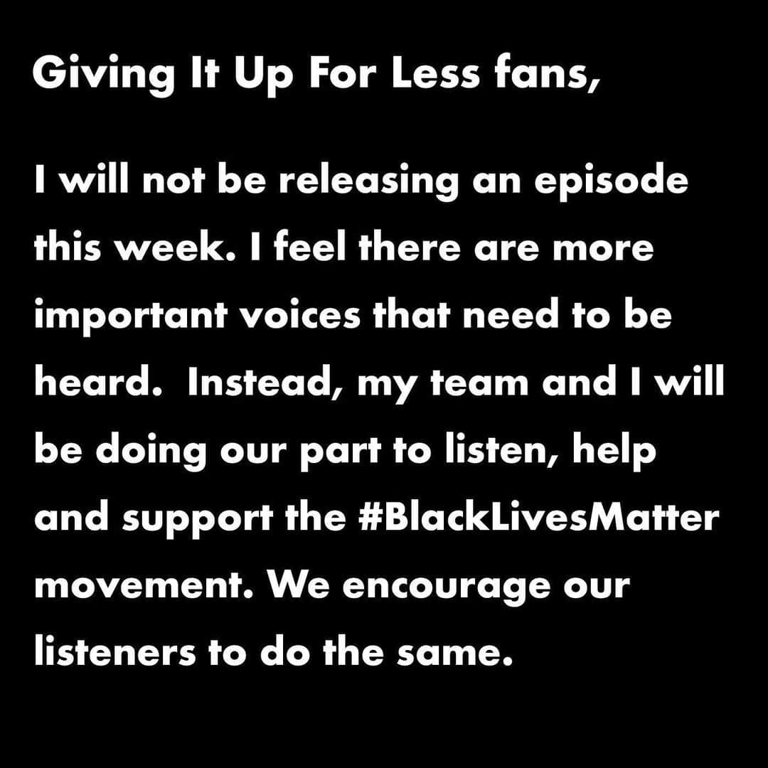 ローレン・アッシュさんのインスタグラム写真 - (ローレン・アッシュInstagram)「No new podcast this week. Going to use this time to support, spread the word, donate and listen. #BLACKLIVESMATTER」6月2日 2時59分 - laurenelizabethash