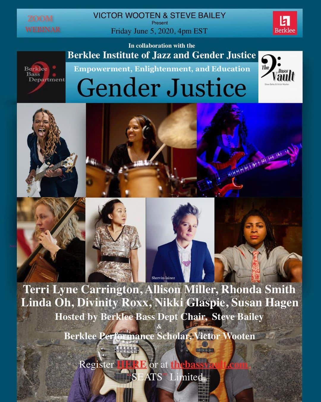 ヴィクター・ウッテンのインスタグラム：「Gender Justice Webinar-Friday June 5th-4pm eastern. Register Now!  https://berklee.zoom.us/webinar/register/WN_nzGm7dVRQc2jpGGcpJ-yMA」