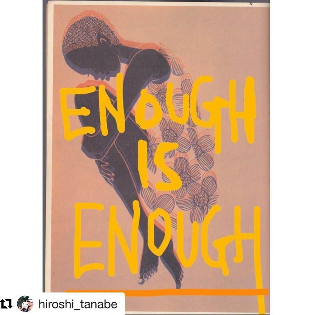 Yukari Imaiのインスタグラム：「#Repost @hiroshi_tanabe ・・・ #blacklivesmatter #justiceforgeorgefloyd #justiceforahmaud」