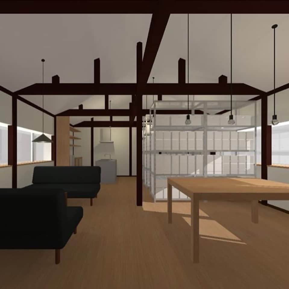 伊藤瑞貴建築設計事務所のインスタグラム：「Office Lab Projects﻿ [ G.A.YELLOWS Renovation ]﻿ ﻿ 実施設計が完了しました。﻿ ﻿ 時代を問わない普遍的な美しさを追求したクラシックスタイルな眼鏡をデザインする、G.A.YELLOWSさんのオフィスリノベーション計画。﻿ ﻿ 建築も時代を問わない普遍的な美しさを追求した、心地よいオフィスとなるよう計画を行いました。﻿ ﻿ Mizuki ito Architects﻿ URL: http://miaaa.biz/﻿ ﻿ Office Lab﻿ URL: http://miaaa.biz/office_lab/﻿ ﻿ ーーーーーーーーーーーーーー﻿ @mizukiitooo﻿ ーーーーーーーーーーーーーー﻿ ﻿ #福井県坂井市 #福井市 を中心に活動している #伊藤瑞貴建築設計事務所 です。 #住宅・ #クリニック ・ #オフィス 等、 #シンプルで #モダン で #サスティナブル ( #パッシブハウス )な #木造建築 を中心ご提案させて頂いております。 #建築家とつくる家づくり。﻿ ﻿ #セミオーダー #デザイン #インテリア #建築家 #つながる家プロジェクト #ロングライフデザイン #スローライフ #緑のある暮らし #マイホーム #マイホーム計画 #福井県 #architects #architettura #architecture #green#architects #architecture #archilovers  #simple #simplelife #伊藤瑞貴建築設計事務所」