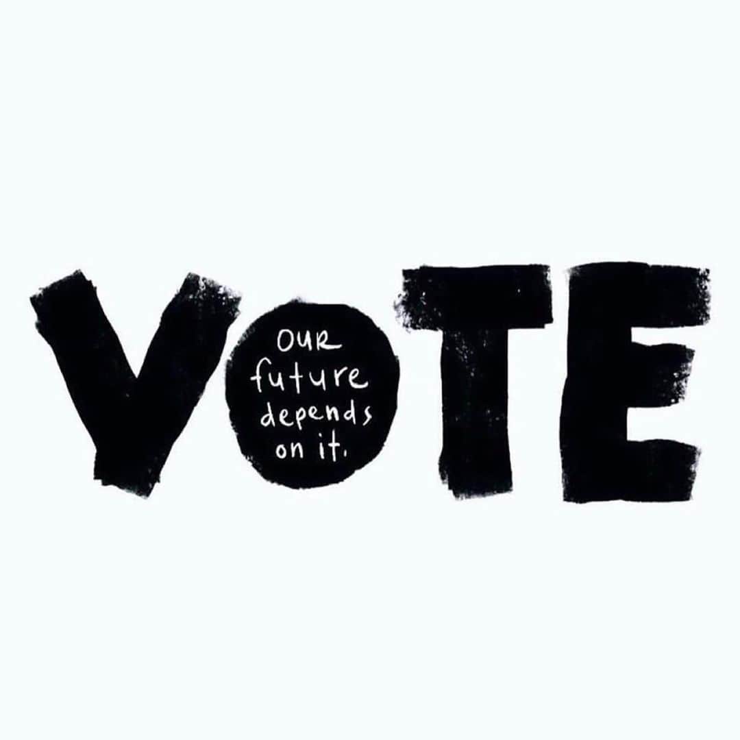 ジーン・トリプルホーンのインスタグラム：「Take ACTION. ⁣ ⁣ Elections are happening tomorrow if you live in New Mexico, District of Columbia, Rhode Island, Pennsylvania, Maryland, South Dakota, Indiana, Montana and Iowa - all presidential primaries except Iowa. ⁣ ⁣ More info - visit @rockthevote⁣ ⁣ Not in these states? Starting now make sure your voter information is up to date. Start to educate yourself about your upcoming city, state and national elections.」