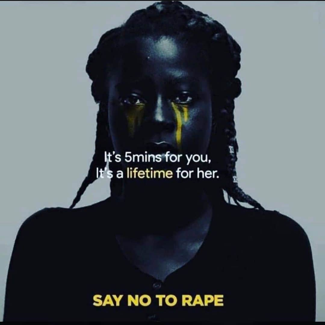 イケチュク・ウチェのインスタグラム：「#saynotorape🚫」