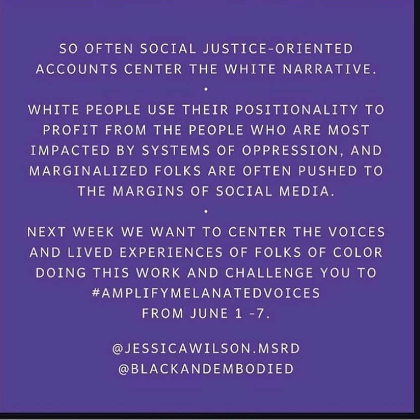 ケリー・オックスフォードさんのインスタグラム写真 - (ケリー・オックスフォードInstagram)「I’m going to go mute and use my platform to create more digital space for Black voices and POC by #amplifymelanatedvoices this week.  I will continue to donate to @blklivesmatter #actionbailfundla @colorofchange. I will continue to read, learn and see where I can be a helper.」6月2日 7時54分 - kellyoxford