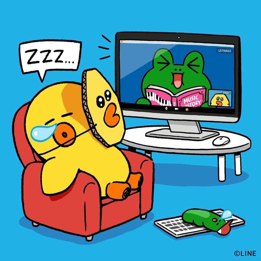 Line Friends Jpさんのインスタグラム写真 Line Friends Jpinstagram 続けて ちゃんと聞いてるよ お面 寝落ち 読書 おうち時間 テレビ電話 チビトリオ サリー エドワード Linefriends 6月2日 14時54分 Linefriends Jp