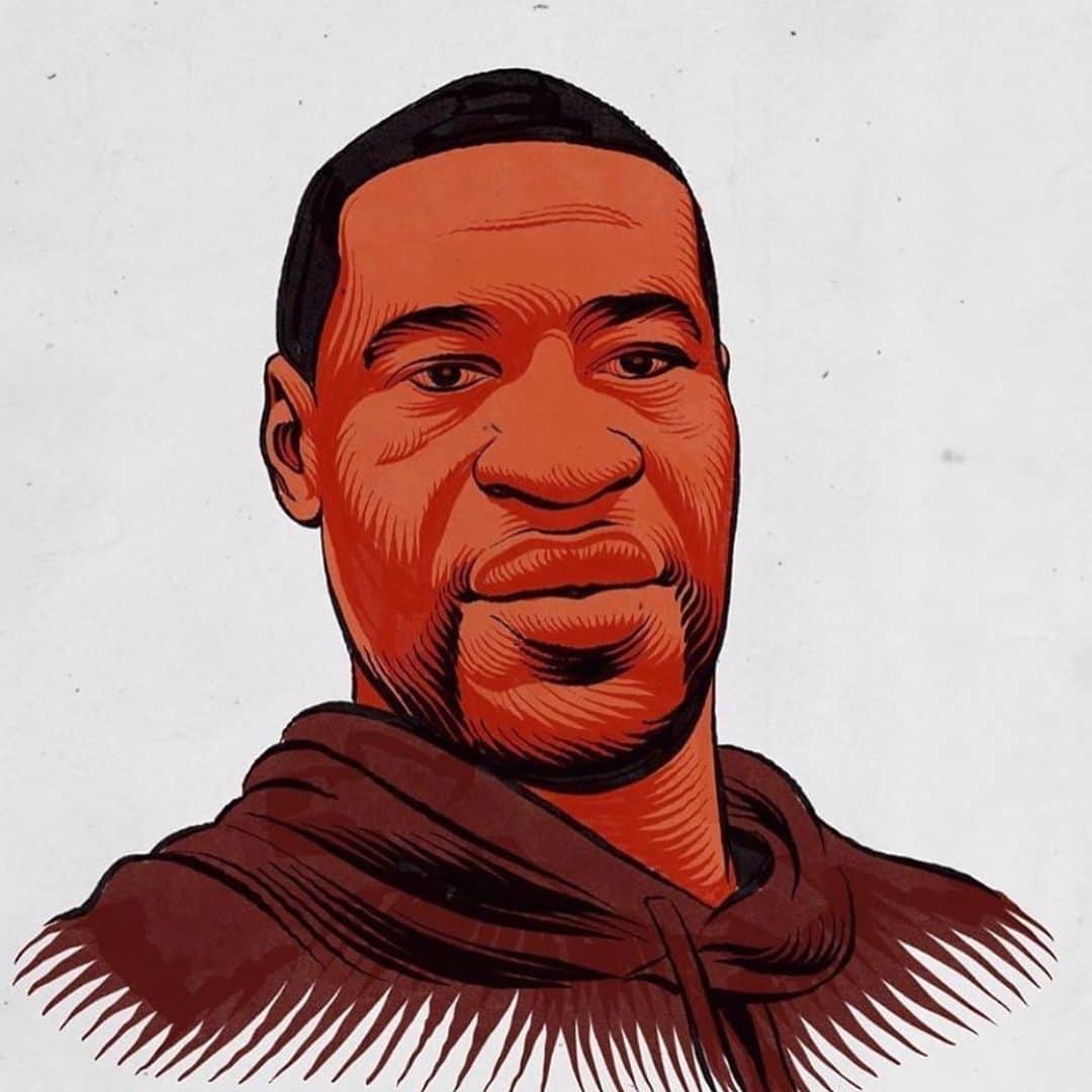 のインスタグラム：「Justice for George Floyd. Follow @blklivesmatter @colorofchange @grassrootslaw @kendrick38 @bldpwr and click the link in my bio for an extensive resource on actions you can take and ways to help. Listen. Learn. 🖤」